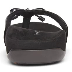 Womens Vionic Bella Toe Post Sandal Black -Vionic 44BELLAIIBLK 7