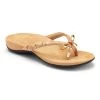 Womens Vionic Bella Toe Post Sandal Gold Cork -Vionic 44BELLAIIGLDCRK