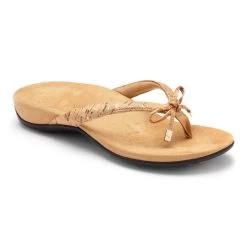 Womens Vionic Bella Toe Post Sandal Gold Cork -Vionic 44BELLAIIGLDCRK 570757b4 a642 494d befc 0b96a8b580c7