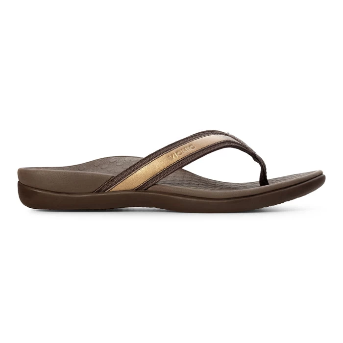 Womens Vionic Tide II Toe Post Sandal Bronze 5 Womens Vionic Tide II Toe Post Sandal Bronze - Image 3
