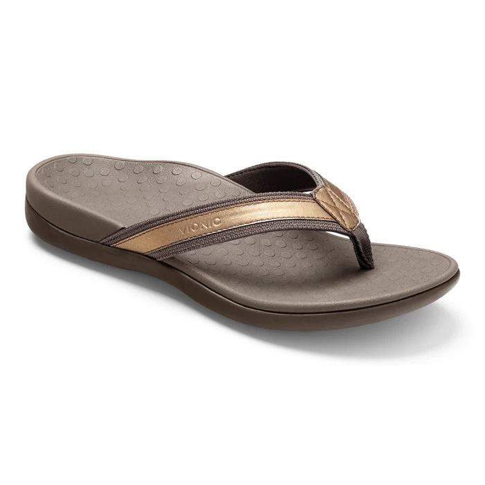 Womens Vionic Tide II Toe Post Sandal Bronze 3 Womens Vionic Tide II Toe Post Sandal Bronze