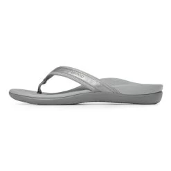 Womens Vionic Tide II Toe Post Sandal Pewter -Vionic 44TIDEIIPWTRMTL 4