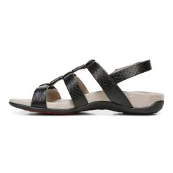 Women's Vionic Amber Adjustable Sandal Black 9 Women's Vionic Amber Adjustable Sandal Black -Vionic AMBERSNKBLK 4