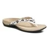 Womens Vionic Dillon Snake Toe Post Sandal White Leopard -Vionic DILLONLPRDWHT