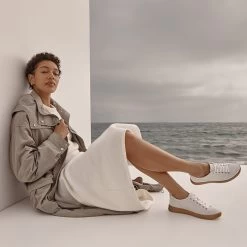 Womens Vionic Winny Lace Up Sneaker In White/Gum -Vionic H7773L8103 9