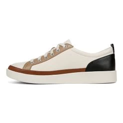 Womens Vionic Winny Lace Up Sneaker In Ivory/Black -Vionic H7773LH104 4