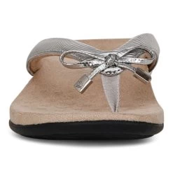 Womens Vionic Bella Toe Post Sandal In Aluminum 13 Womens Vionic Bella Toe Post Sandal In Aluminum -Vionic I0929S8023 5