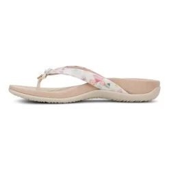 Womens Vionic Bella Toe Post Sandal In Cream -Vionic I0929S9103 4