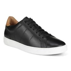Mens Vionic Lucas Court In Black/Tan