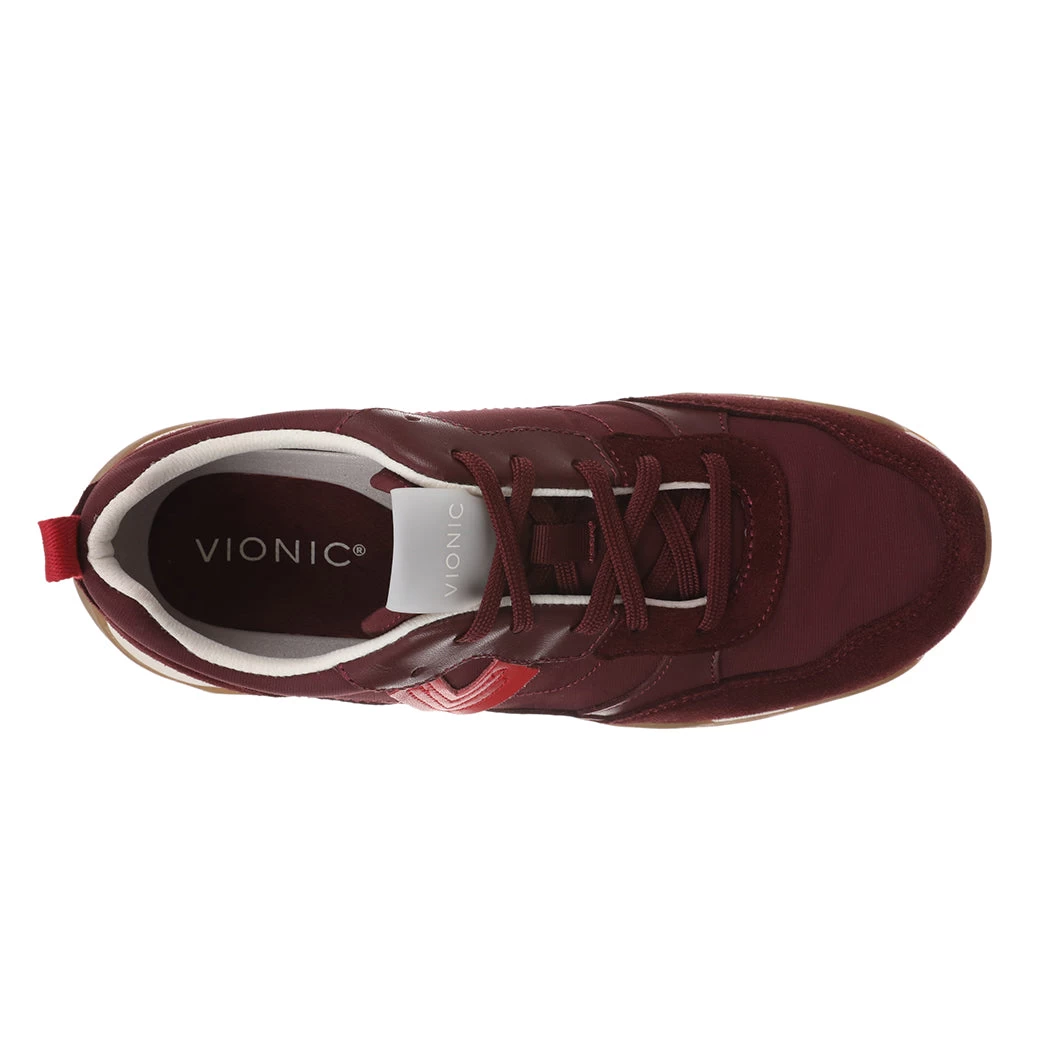Womens Vionic Walk Slim Glide In Cherry 4 Womens Vionic Walk Slim Glide In Cherry - Image 2