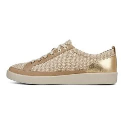 Womens Vionic Winny 2 Lace Up Sneaker In Natural/Gold -Vionic thumbnail fca8a267 398c 46c0 b69b 36f7b16d08e5